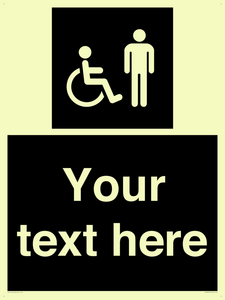 Custom information: black panel disabled and male